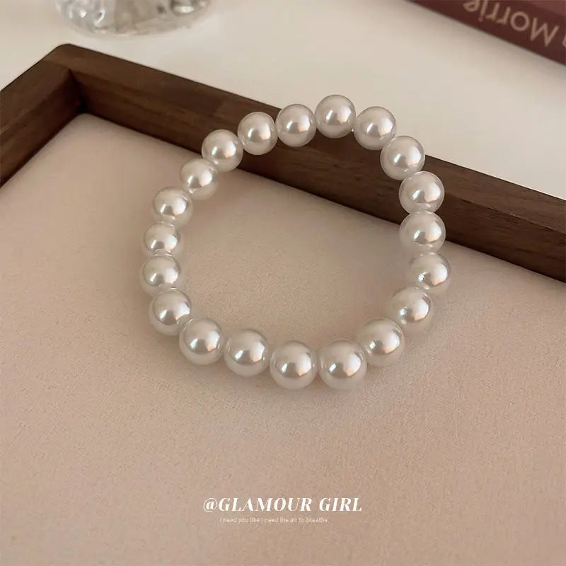 Classic Pearl Beaded Bracelet