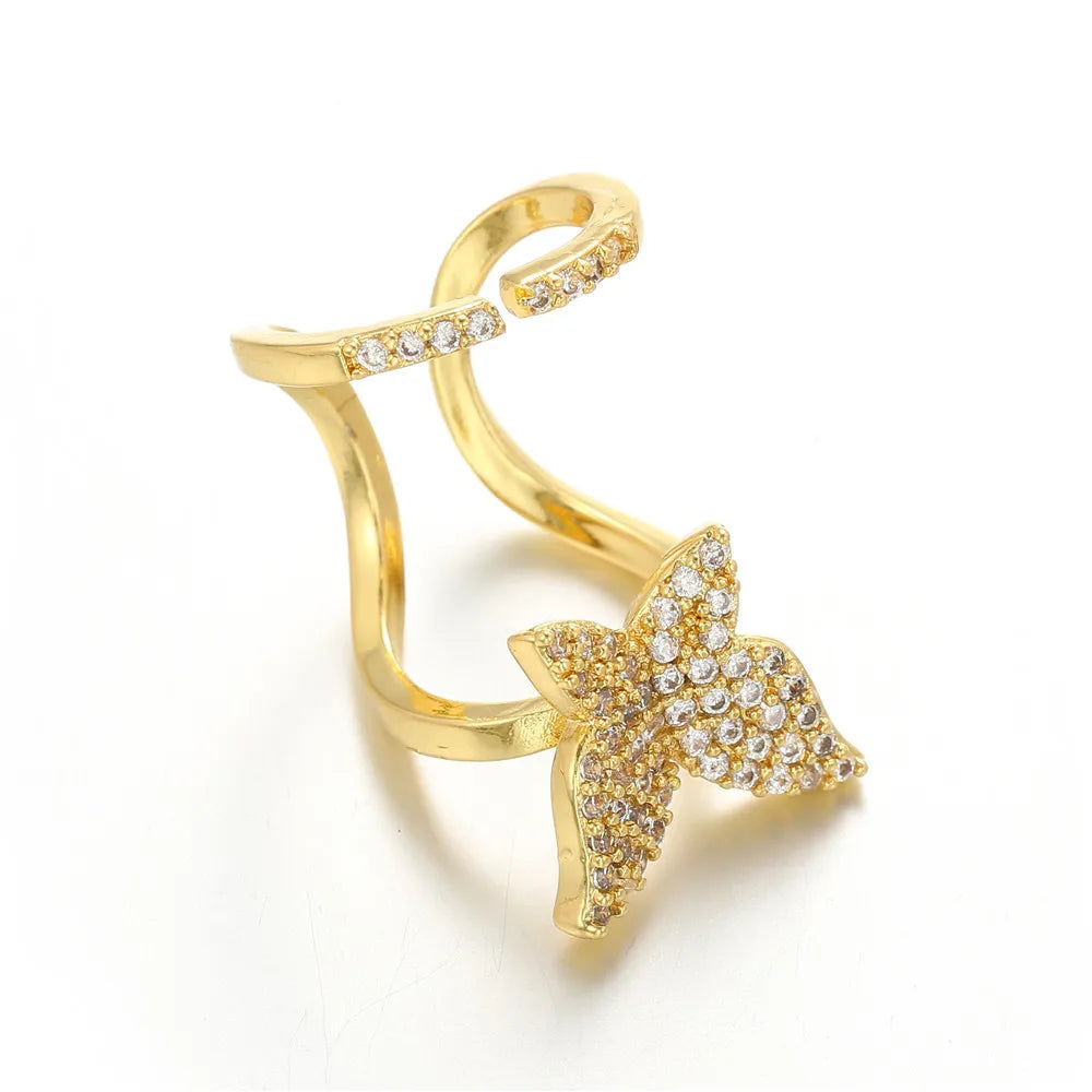 Crystal Nail Cover Ring