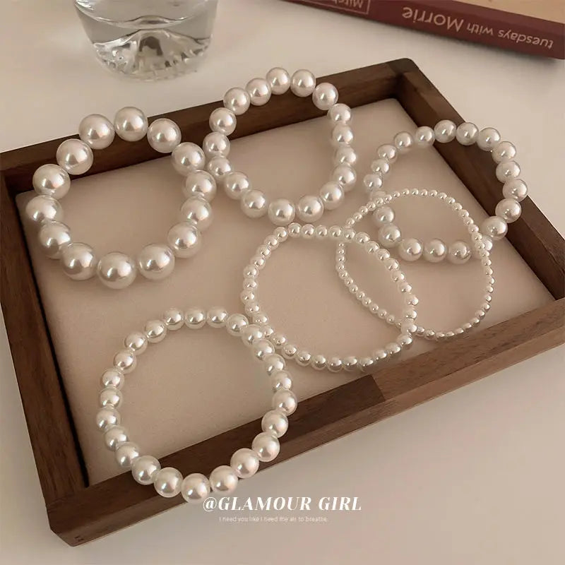 Classic Pearl Beaded Bracelet