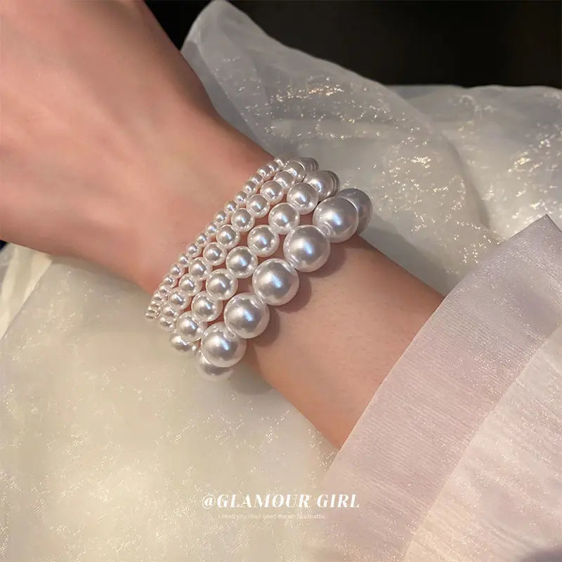 Classic Pearl Beaded Bracelet