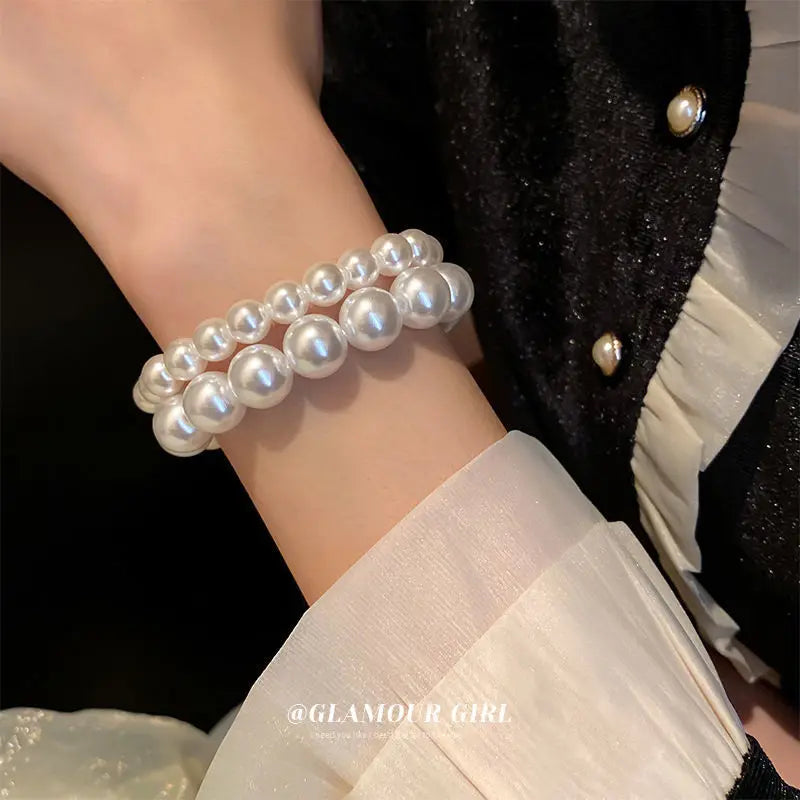 Classic Pearl Beaded Bracelet