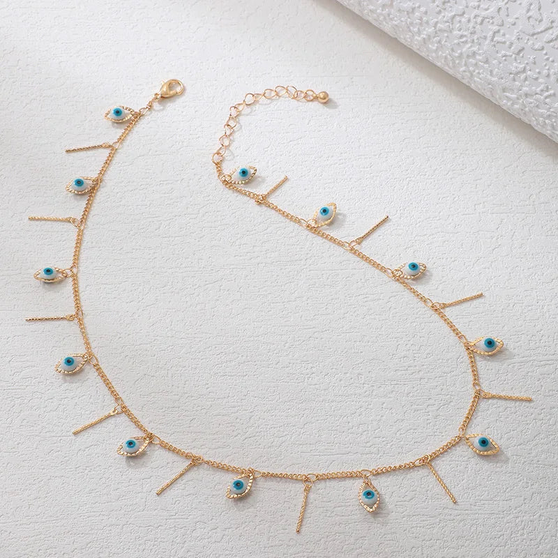 Blue Eye Charm Necklace